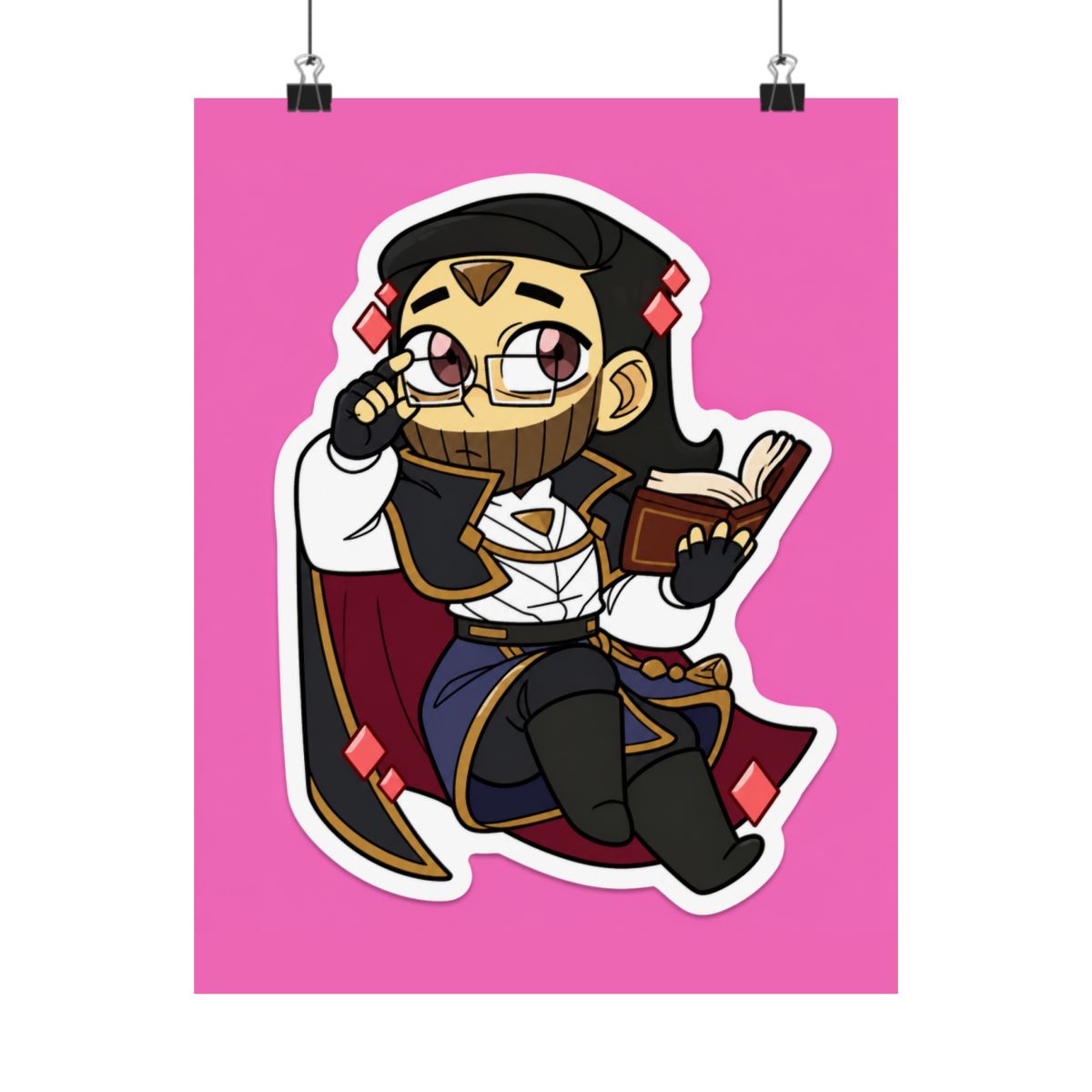 Purpah Creations Print Suitor Armor Premier Poster - Shop - alternate angle 4, merchandise