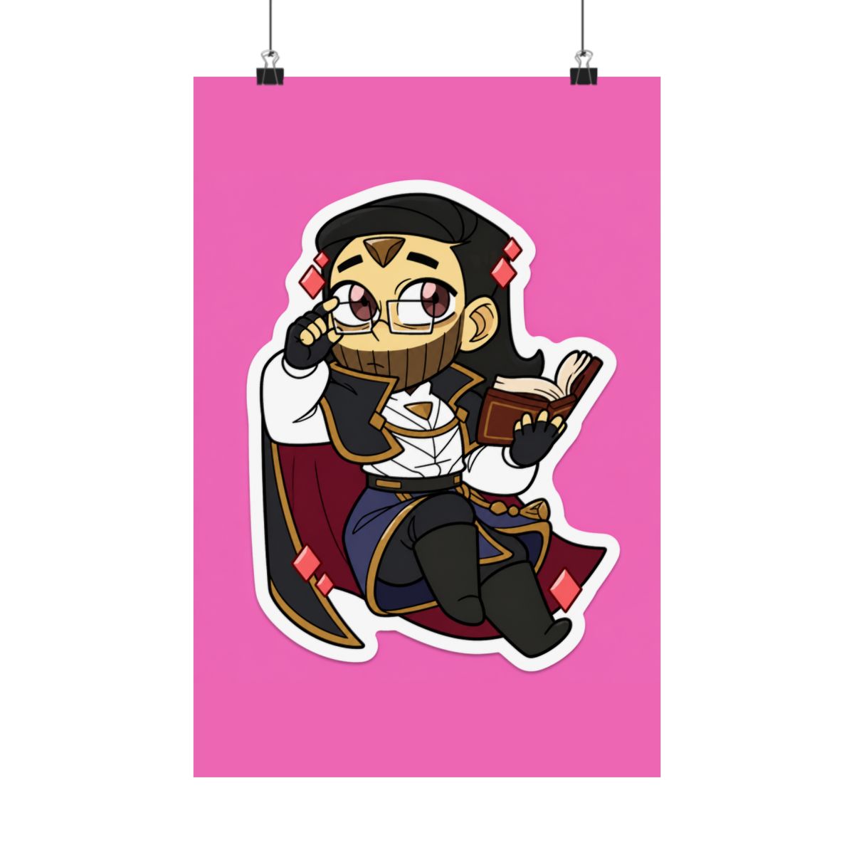 Purpah Creations Print Suitor Armor Premier Poster - Shop - alternate angle 3, merchandise