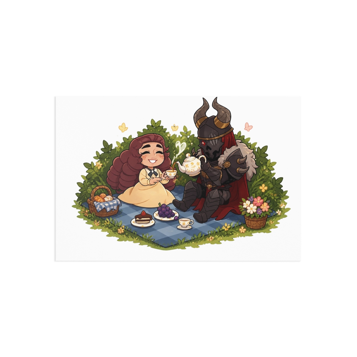Print Picnic in the Park Postcard | Suitor Armor