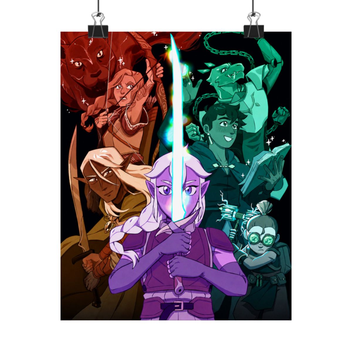 Print Brie and the Borrowed Blade | Promotional Poster | Suitor Armor - alternate angle 5, merchandise
