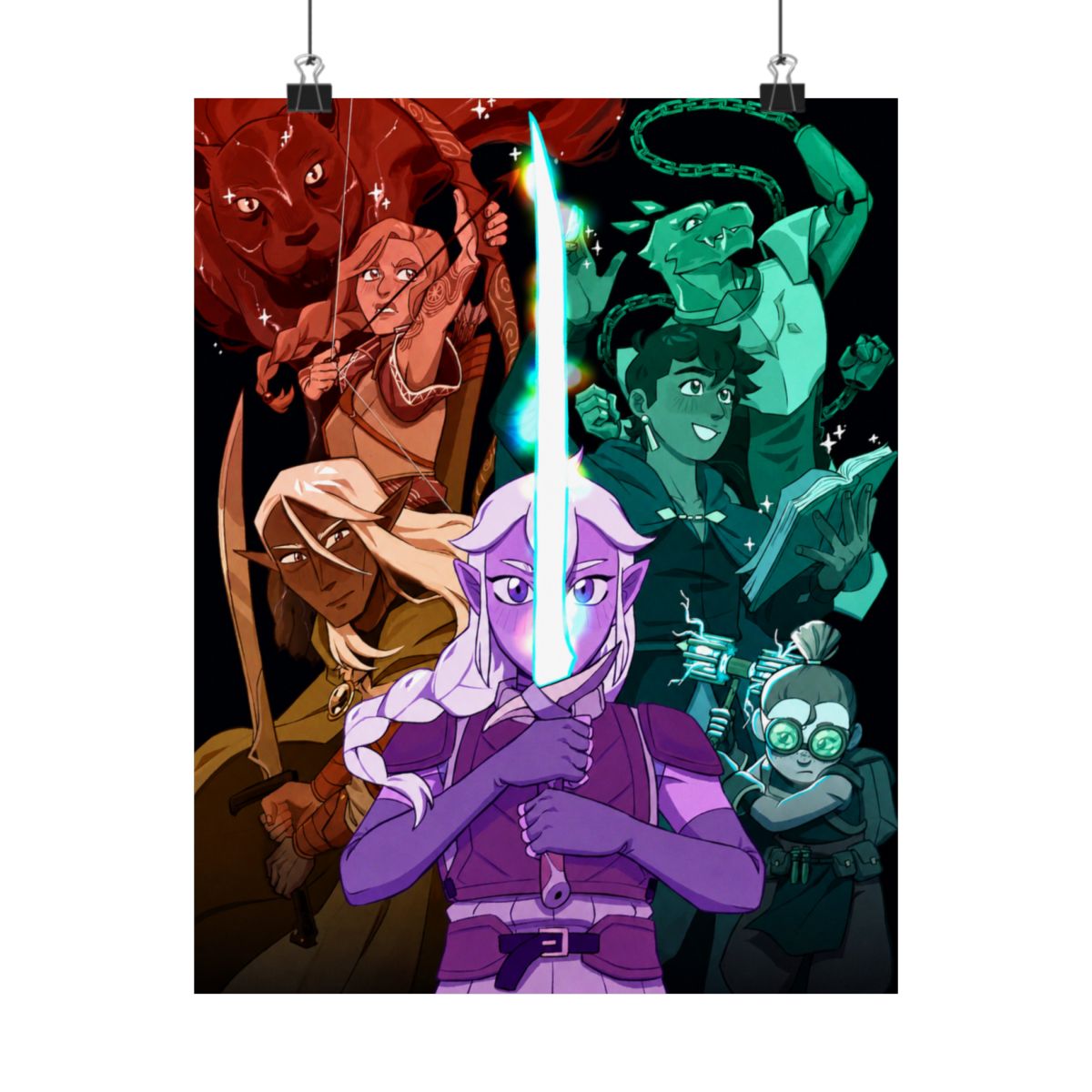 Print Brie and the Borrowed Blade | Promotional Poster | Suitor Armor - alternate angle 4, merchandise