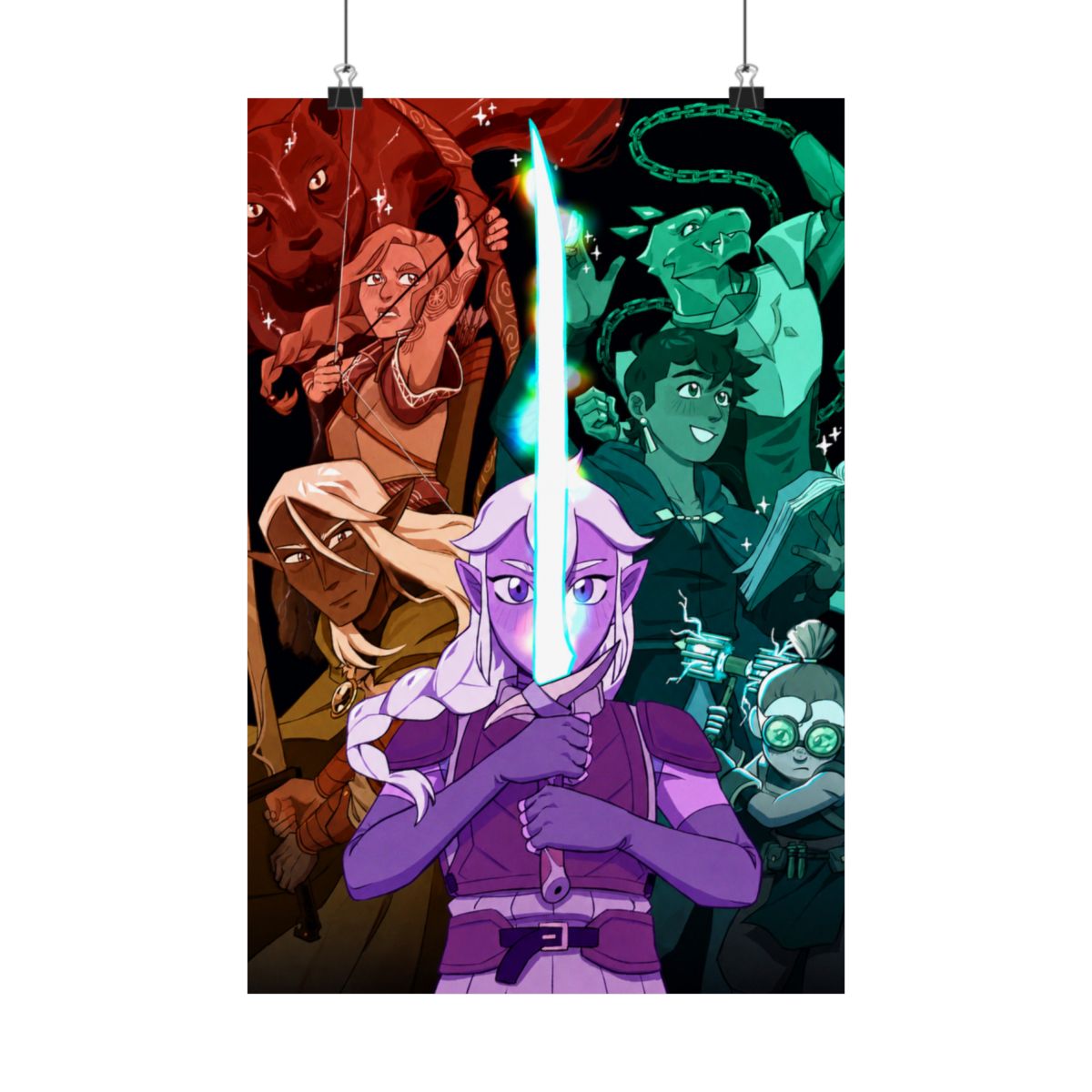 Print Brie and the Borrowed Blade | Promotional Poster | Suitor Armor - alternate angle 3, merchandise
