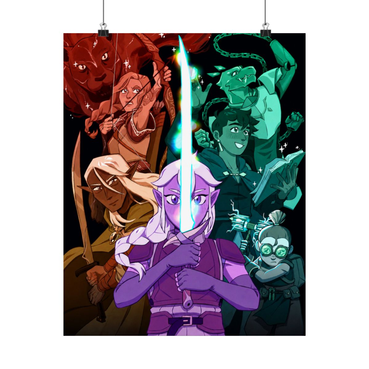 Print Brie and the Borrowed Blade | Promotional Poster | Suitor Armor - alternate angle 2, merchandise
