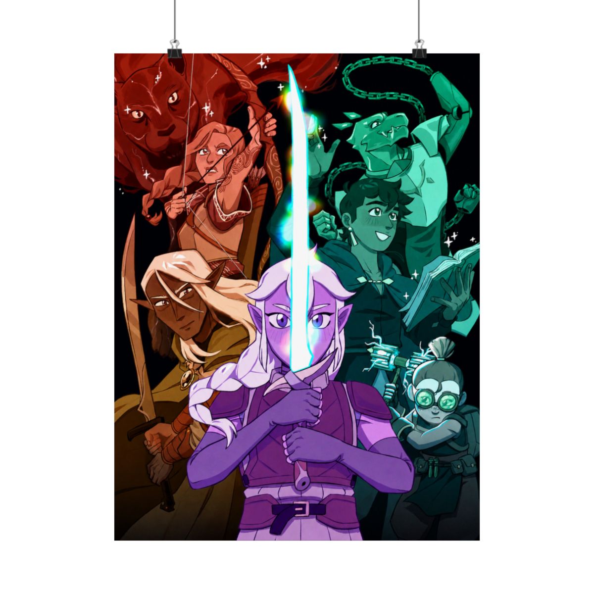 Print Brie and the Borrowed Blade | Promotional Poster | Suitor Armor - alternate angle 1, merchandise