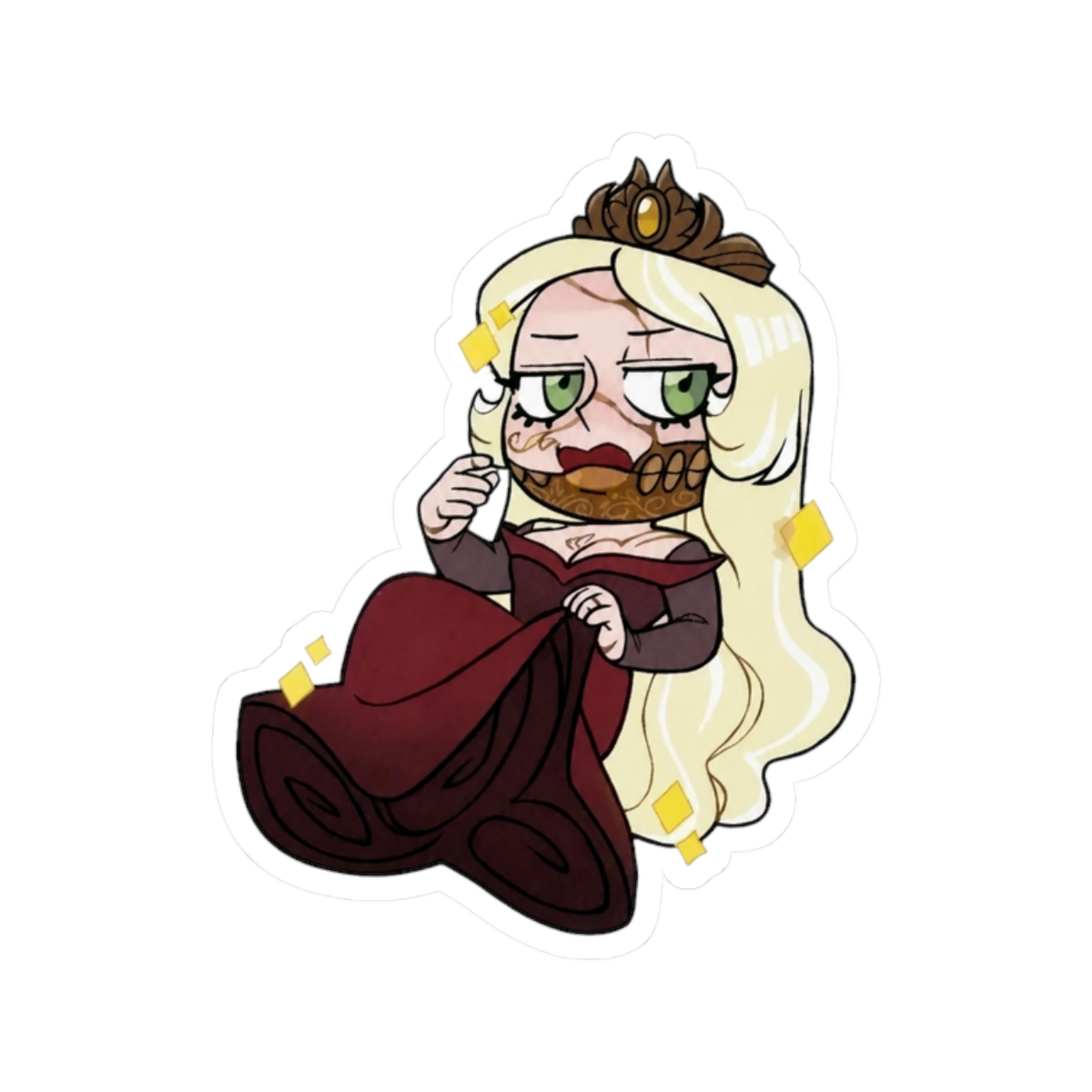 Sticker Kirsi Queen | Suitor Armor - alternate angle 3, merchandise